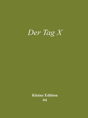 cover image of Der Tag X